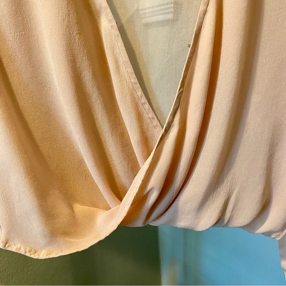 RARE Pura Vida pink sheer long sleeved top size XS - Picture 9 of 15